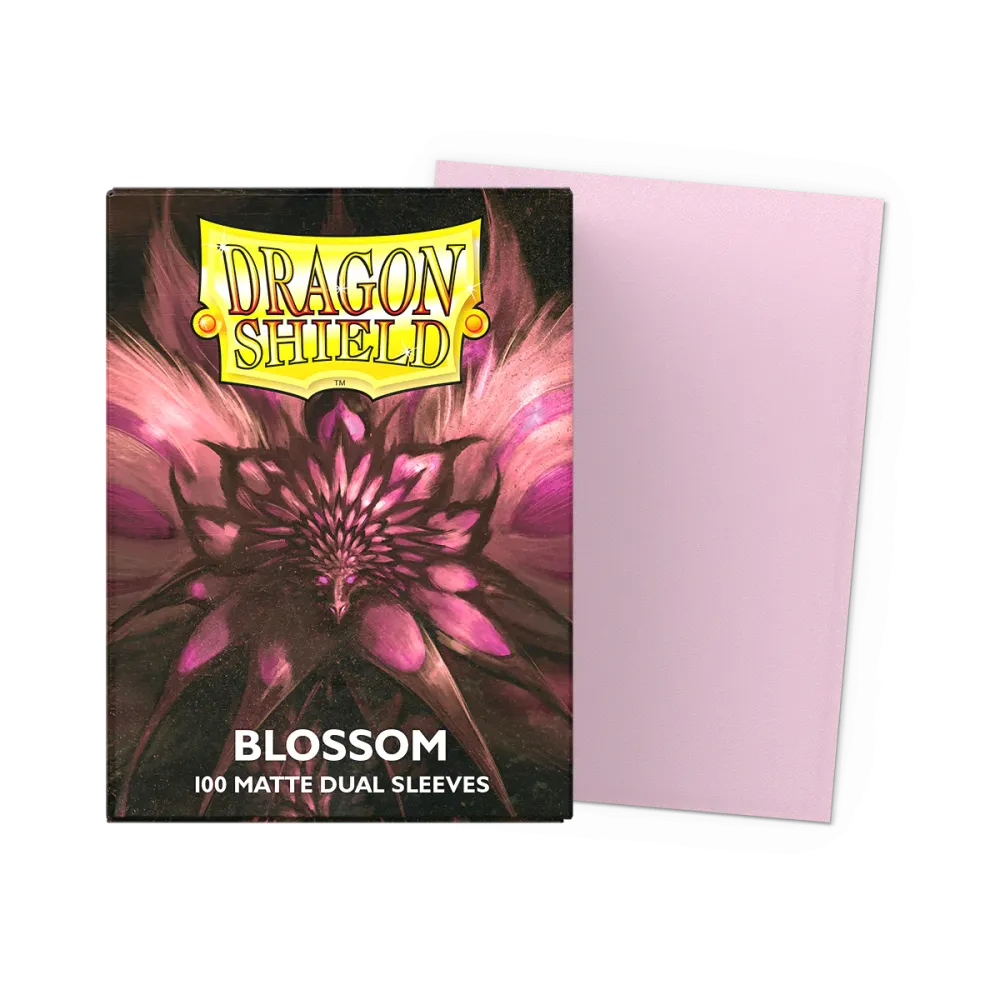 100 Dragon Shield Sleeves - Matte Dual Blossom