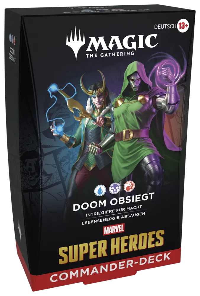 Commander: Magic: The Gathering | Marvel Super Heroes: "Doom Prevails" Commander Deck DE