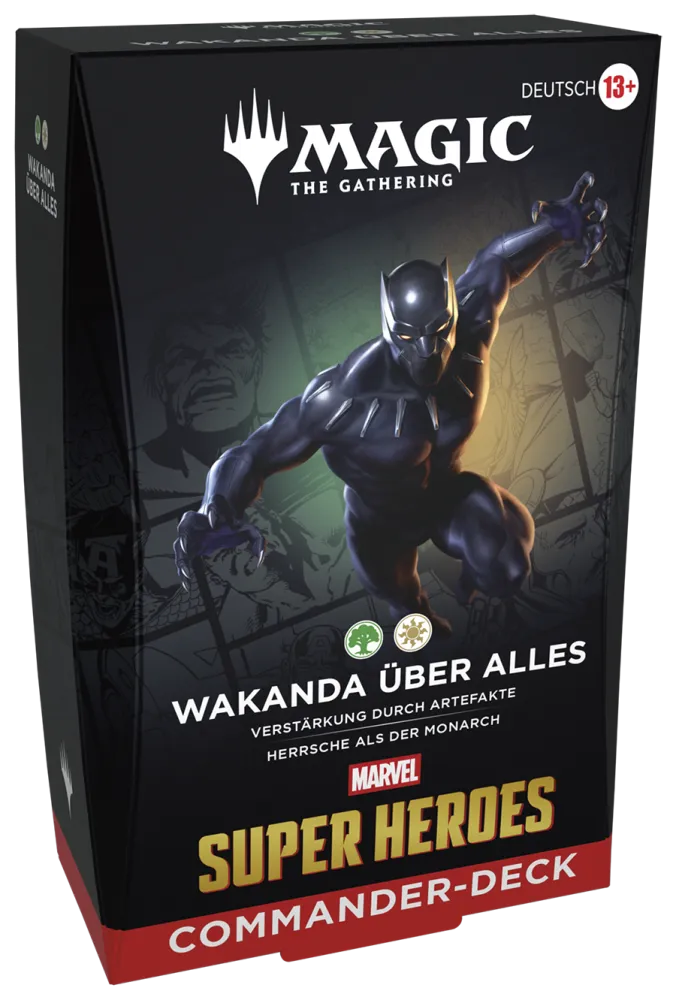 Commander: Magic: The Gathering | Marvel Super Heroes: "Wakanda Forever" Commander Deck DE