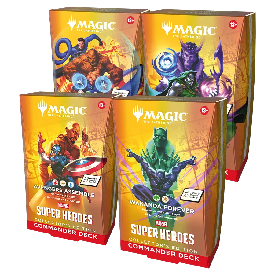 Marvel Super Heroes Commander Deck Collector's Edition Set - EN