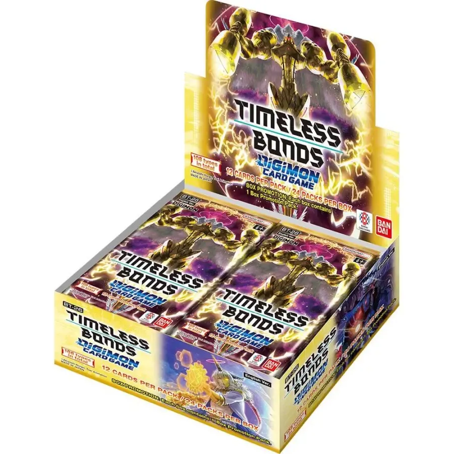 BT-26 Digimon Timeless Bonds Booster Display