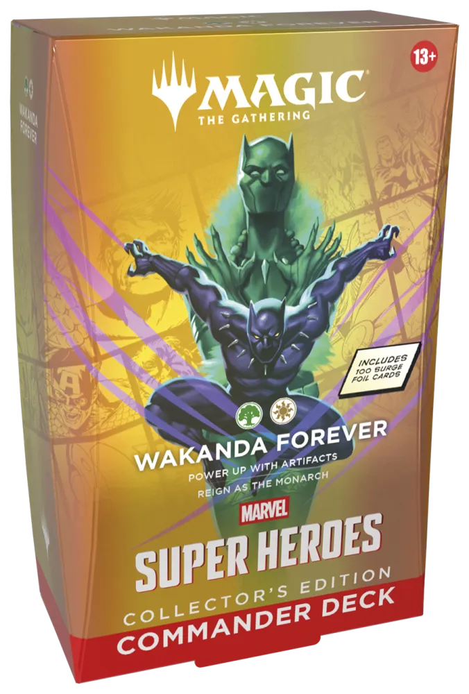 Commander: Magic: The Gathering | Marvel Super Heroes: "Wakanda Forever" Commander Deck: Collector's Edition