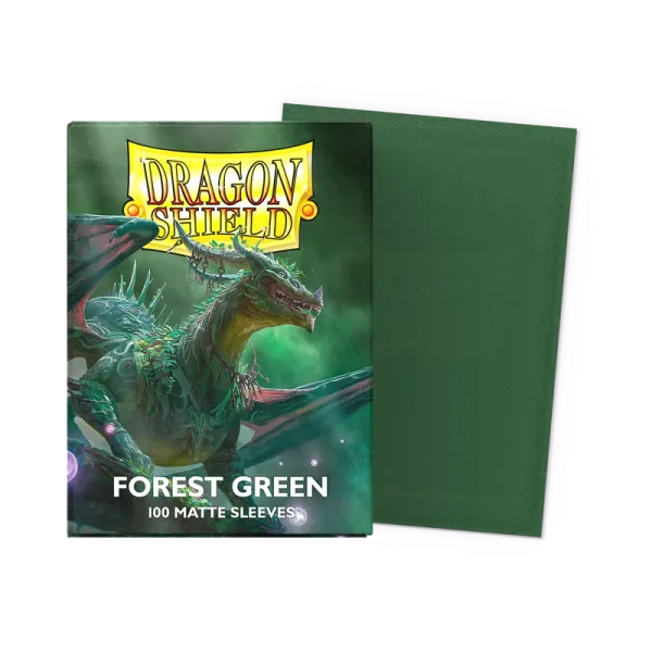 Produkt 100 Dragon Shield Matte Sleeves - Forest Green Foto