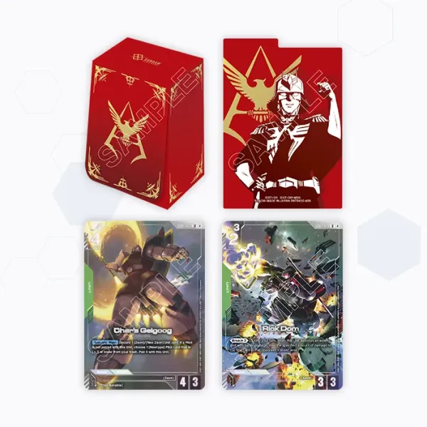Produkt Gundam Card Game Official Card Case Set 02 Foto