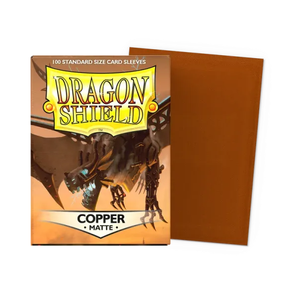 Produkt 100 Dragon Shield Sleeves - Matte Copper Foto