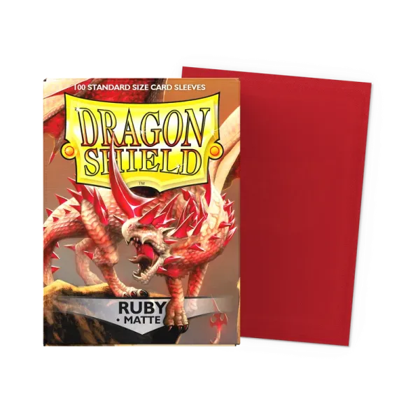 Produkt 100 Dragon Shield Sleeves - Matte Ruby Foto