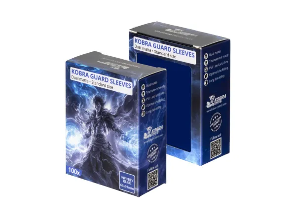 Produkt KOBRA Guard Dual Matte Standard Size Card Sleeves 100x - Infinitiy Blue Foto