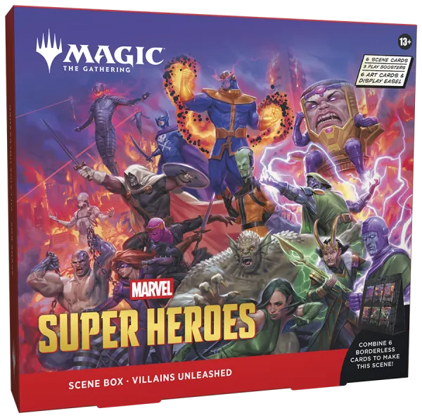 Produkt Magic: The Gathering | Marvel Super Heroes: "Villains Unleashed" Scene Box EN Foto