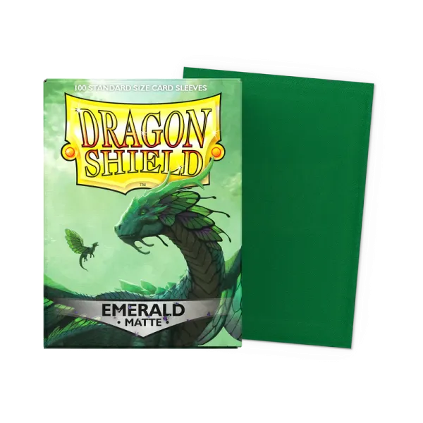 Produkt 100 Dragon Shield Sleeves - Matte Emerald Foto