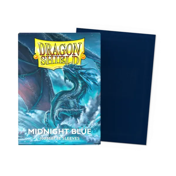 Produkt 100 Dragon Shield Matte Sleeves - Midnight Blue Foto