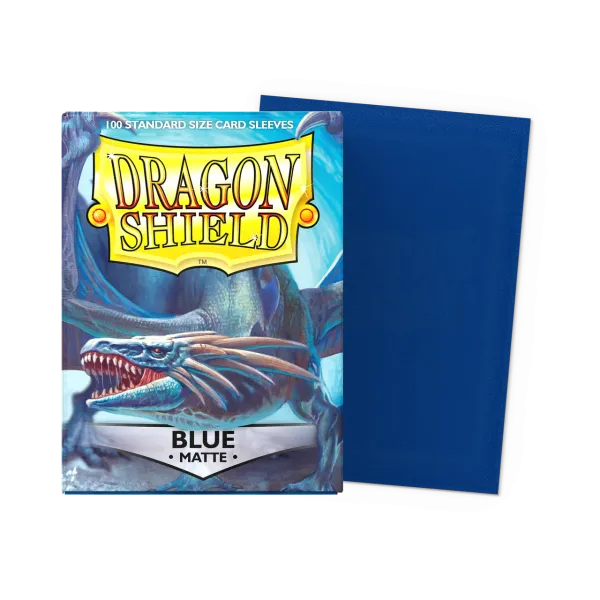 Produkt 100 Dragon Shield Sleeves - Matte Blue Foto