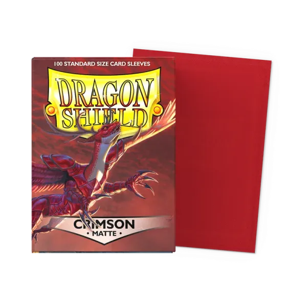 Produkt 100 Dragon Shield Sleeves - Matte Crimson Foto